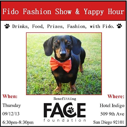 Fido Fashion Show and Yappy Hour!!